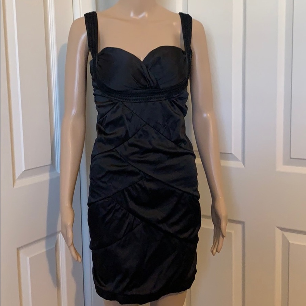 Kopa Bodycon Black Midi Dress Casual Party